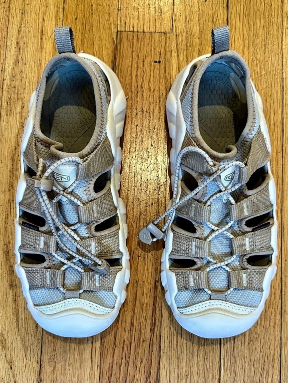 KEEN Hyperport Women’s Sport Sandals Tan & Cream US 7.5